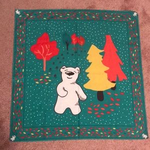 Lush holiday butter bear knot wrap